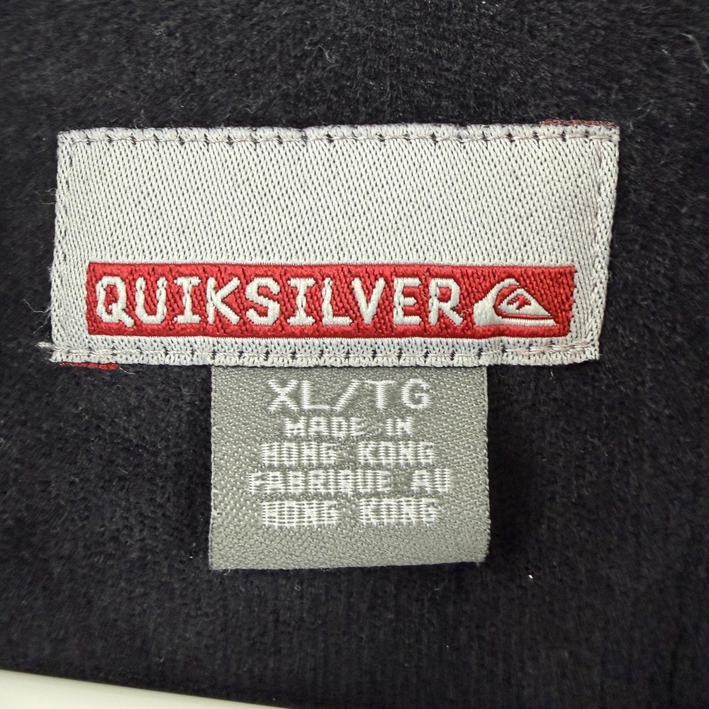 Vintage Quiksilver Jacket Mens Xl Black Corduroy Military Shirt Jacket Y2k Gorp View 5